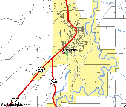 city of poteau water department|poto oklahoma map.